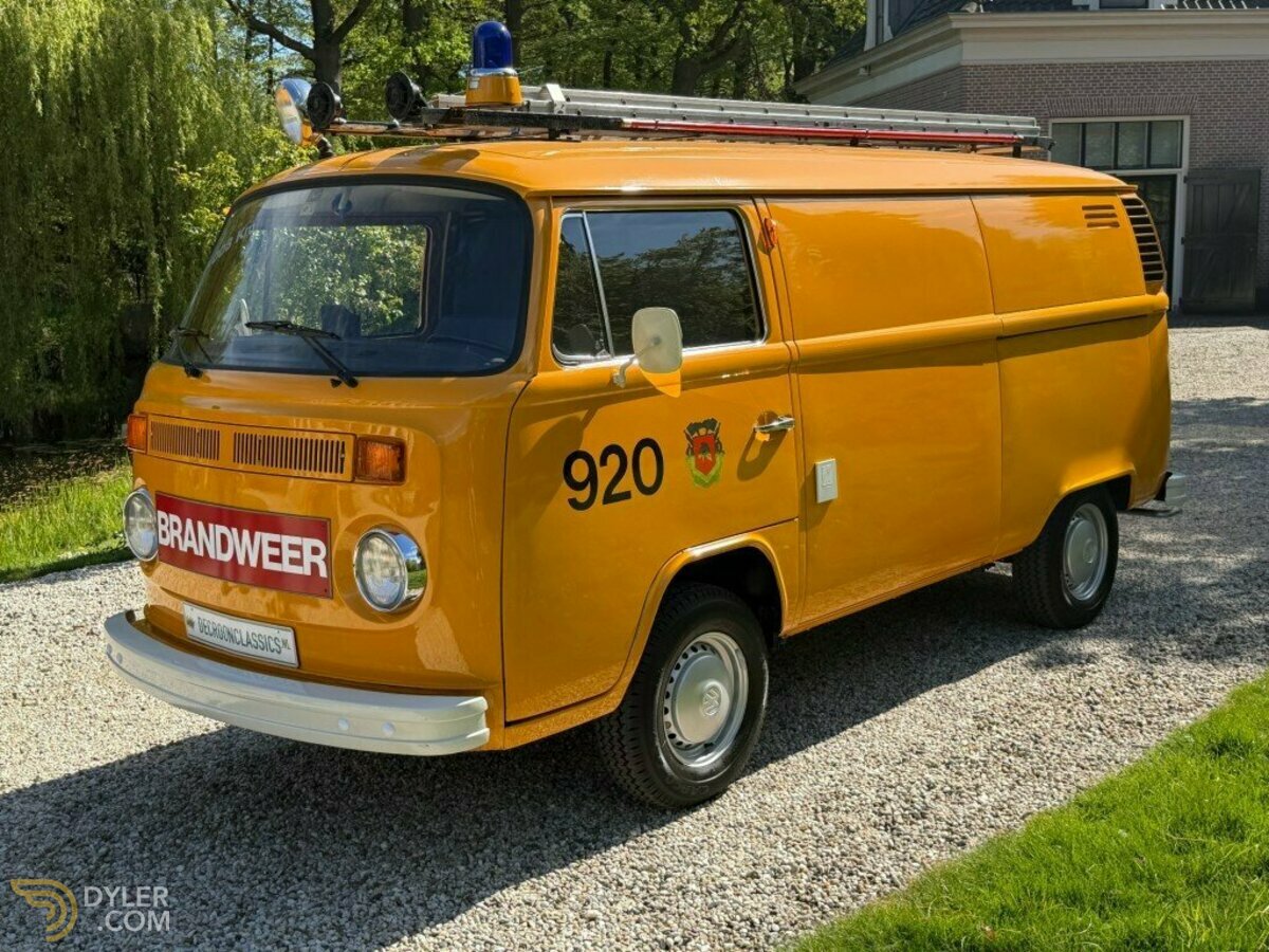 1975 Volkswagen T2 T2 Brandweer auto 7.012km NAP ORIGINEEL NL COMPLEE, foto 2