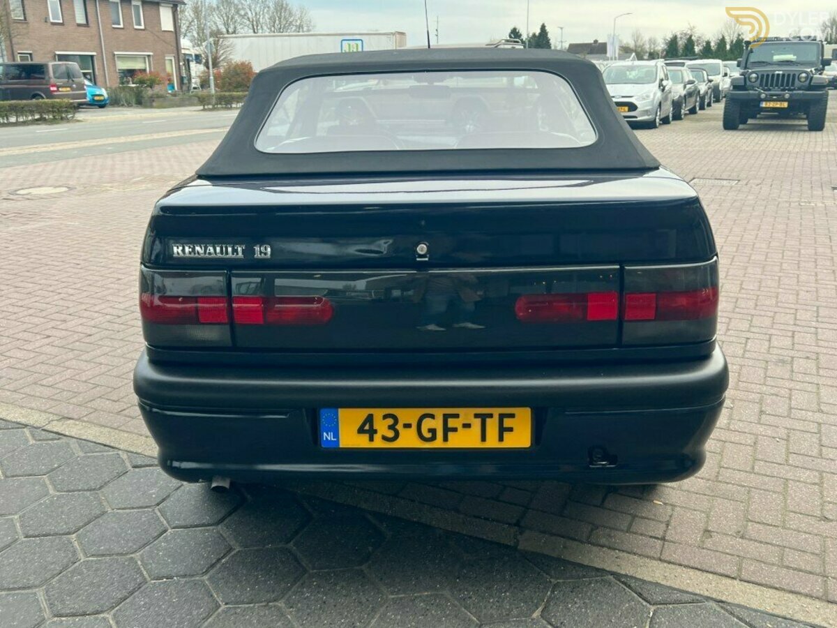 1994 Renault 19 1.8 Cabriolet Lage Km-stand #TIJDLOOS, foto 5