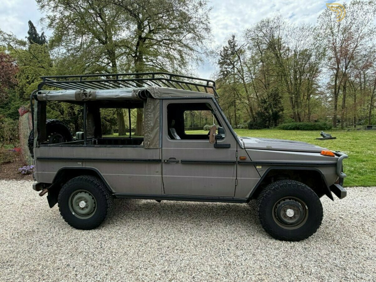 1993 Mercedes-Benz 230 Puch 230 GE Cabriolet Zwitsers leger 49.000km Orig, foto 11