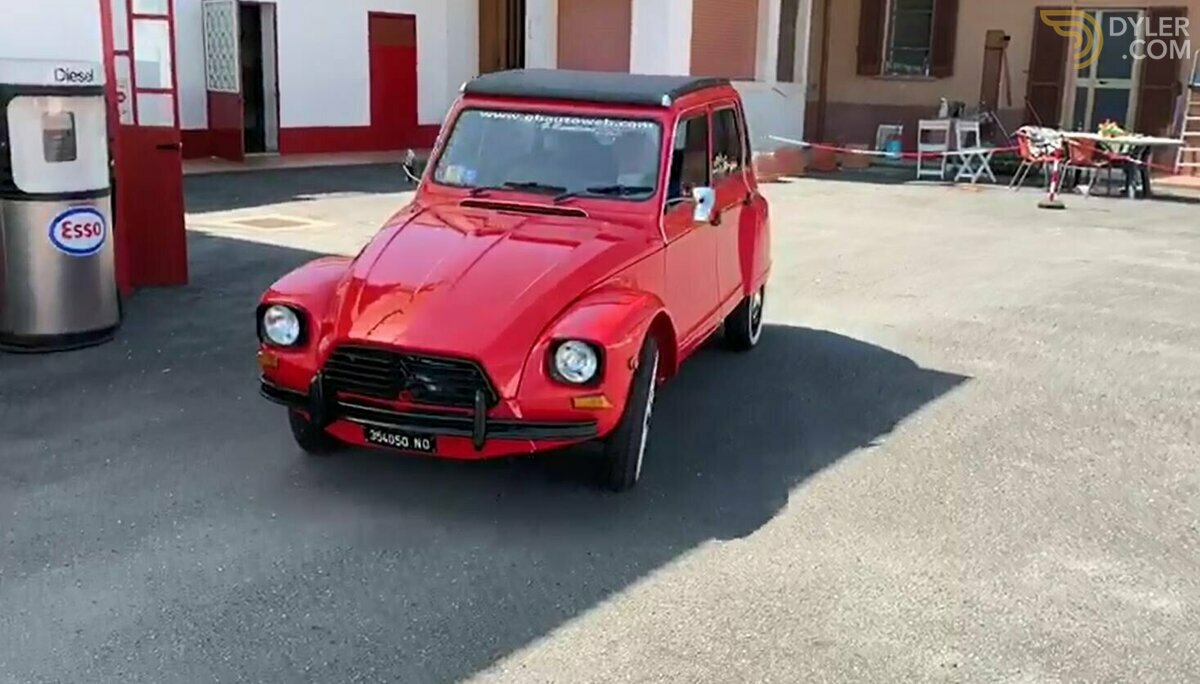 1977 Citroen Dyane 6 Rosso, foto 2