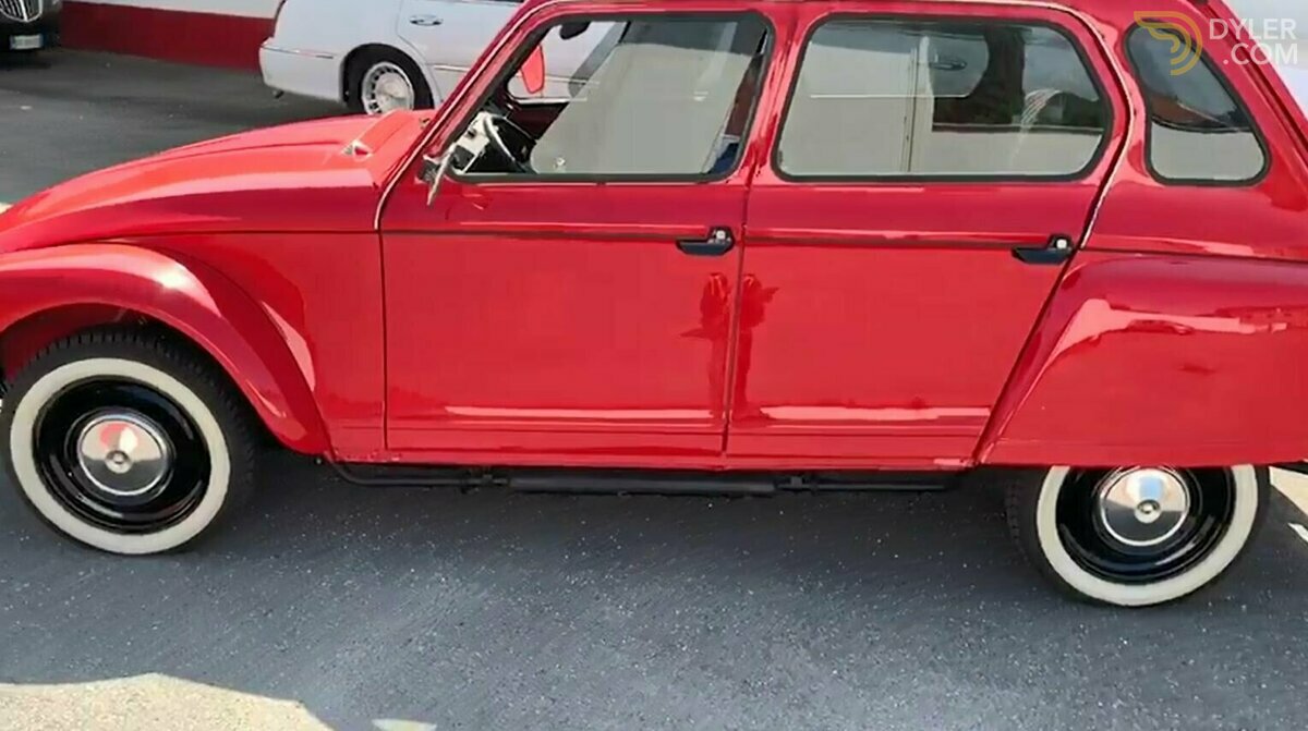 1977 Citroen Dyane 6 Rosso, foto 4