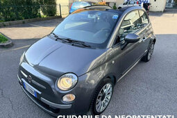 Fiat 500 Lounge Cabriolet / Roadster 2015 Grau