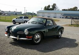 Volkswagen Karmann-Ghia Cabriolet / Roadster 1970 Green Volkswagen Karmann-Ghia Cabriolet / Roadster 1970 Green Car for Sale. 415137