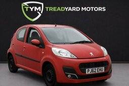 Peugeot 107 Active Hatchback 2013 Red