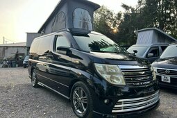 Nissan Elgrand POP TOP 4 BERTH CAMPER CONVERSION LPG 2005 Nero