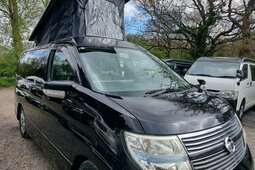 Nissan Elgrand POP TOP 4 BERTH NEW CAMPER CONVERSION 2008 Nero