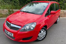 Vauxhall Zafira Exclusiv Kleintransporter 2014 Rot