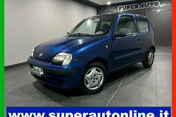 Fiat Seicento 1.1i cat SX CLIMA + SERVOSTERZO + ABS Berlina compatta 2002 Blu