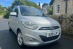 Hyundai i10 1.2 Active Hatchback 5dr Petrol Manual Euro 5 (85 Fliesheck 2013 Silberfarben