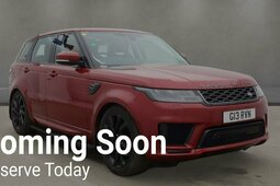 Land Rover Range Rover Sport 3.0 SD V6 HSE Dynamic Auto 4WD Euro 6 (s/s) 5dr 2018 Red
