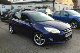 Ford Focus 1.6 TDCi Titanium X Euro 5 (s/s) 5dr Hatchback 2014 Blue