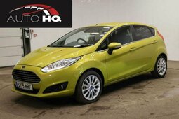Ford Fiesta 1.6 TDCi Titanium X Euro 5 5dr Hatchback 2015 Yellow