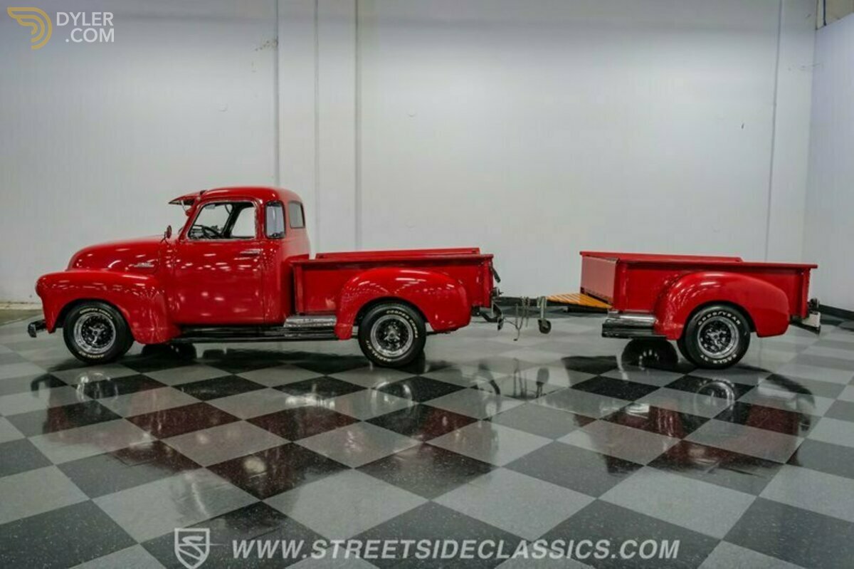 1948 GMC 3100 5 Window With Matching Trailer, foto 2