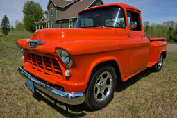 Chevrolet 3600 Street Rod Camioneta 1955 Naranja
