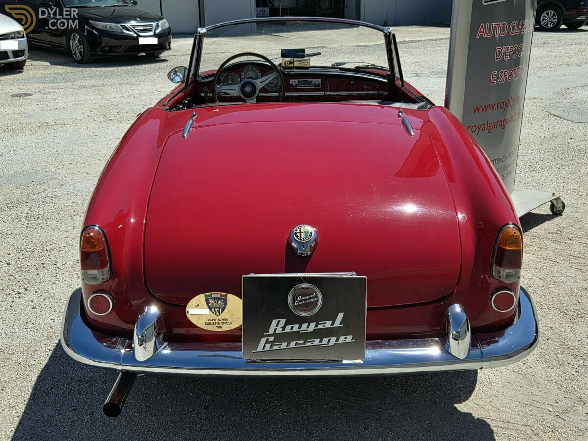 1960 Alfa Romeo Giulietta SPIDER 1.3 2° S. -ASI TARGA ORO -, foto 4