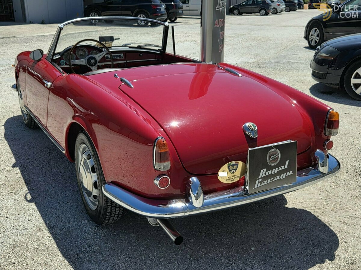 1960 Alfa Romeo Giulietta SPIDER 1.3 2° S. -ASI TARGA ORO -, foto 3