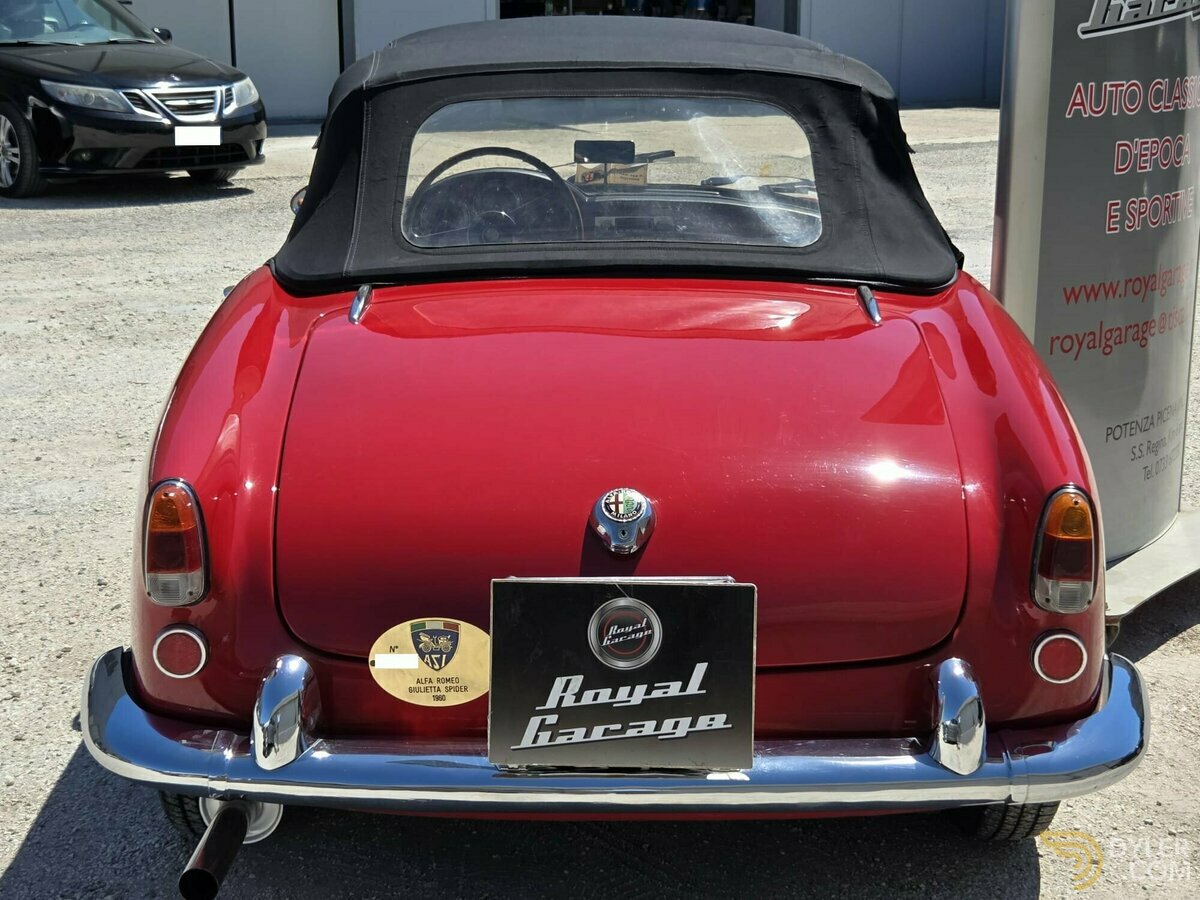 1960 Alfa Romeo Giulietta SPIDER 1.3 2° S. -ASI TARGA ORO -, foto 8