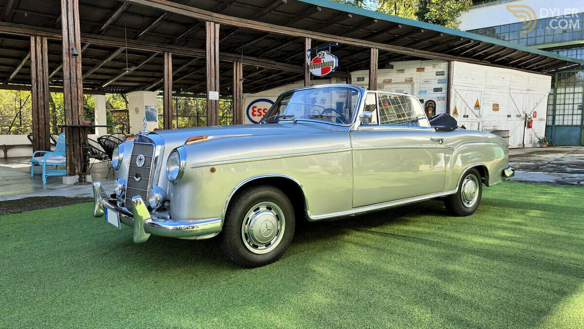 1957 Mercedes-Benz 220S Ponton Cabriolet W180, foto 1