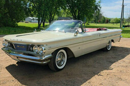 Pontiac Bonneville 2dr Comvertible Cabriolet / Roadster 1960 White