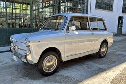 Autobianchi Bianchina Panoramica Familiar 1969 Turquesa