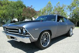Chevrolet Chevelle Restomod Coupe 1969 Silberfarben