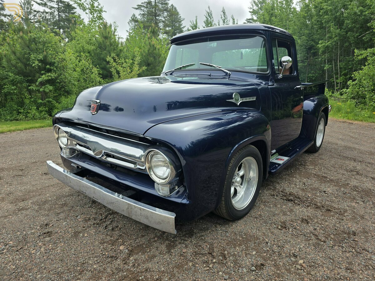 M2 1956 フォード F-100 - ティール Classic 1956 Ford F-100 Street Rod For Sale. Price 45 000 usd - Dyler