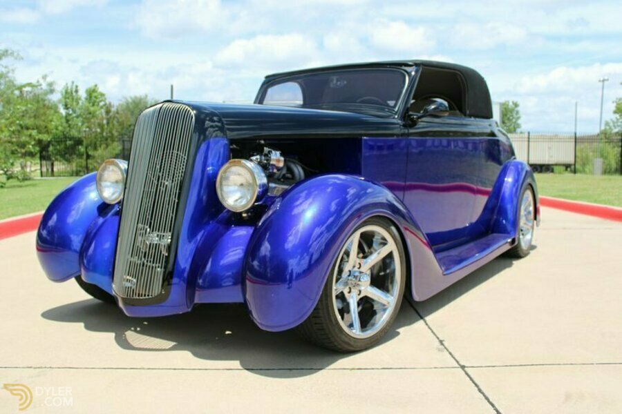 Classic 1936 Plymouth Roadster Restomod Convertible For Sale