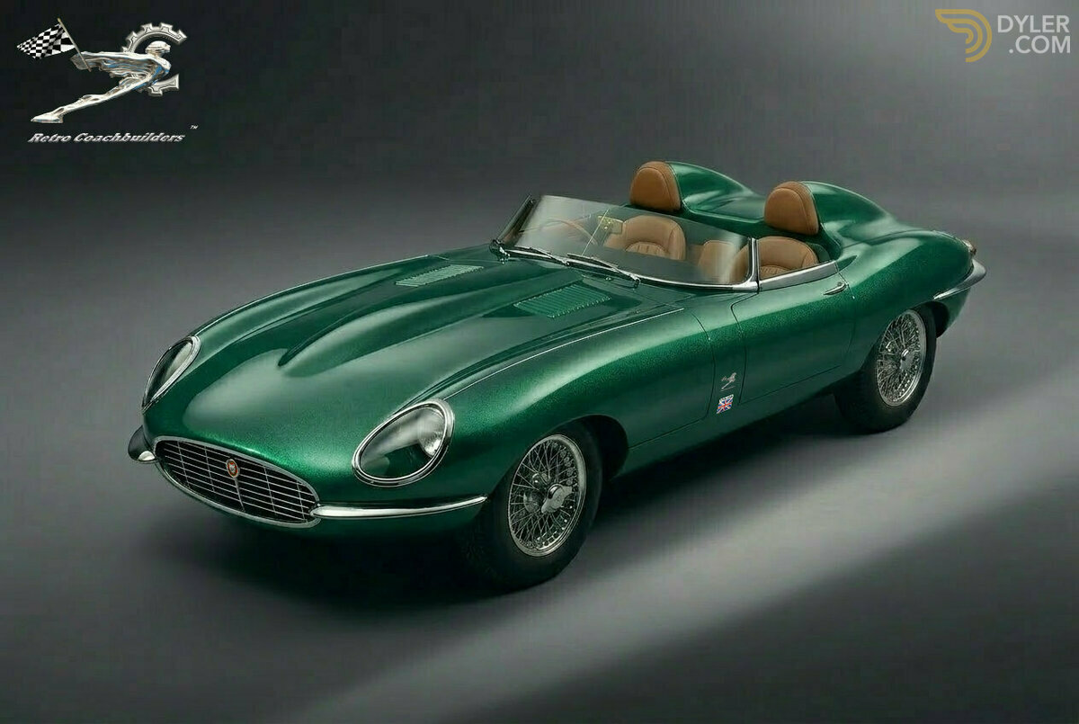 1961 Jaguar E-Type One-Off V12 Speedster by Retro Coachbuilders, foto 3