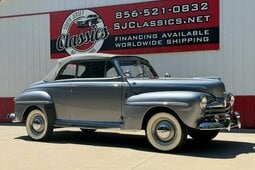 Ford Super Deluxe Cabriolet / Roadster 1947 Silver