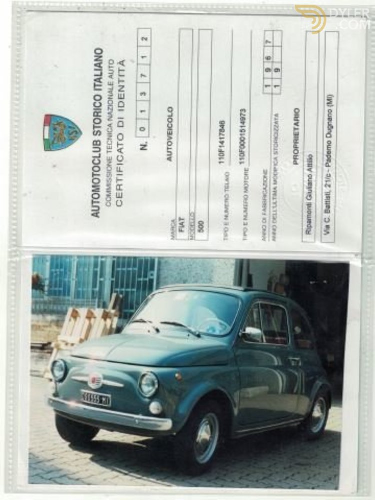 1967 Fiat 500, foto 10