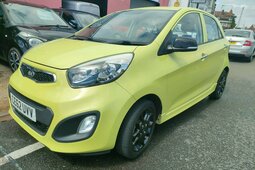 Kia Picanto 1.25 3 Hatchback 5dr Petrol Manual Euro 5 (84 bhp) Berlina compatta 2012 Verde