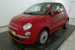 Fiat 500 Lounge Hatchback 2013 Red
