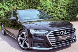 Audi A8 S line 2021 Black