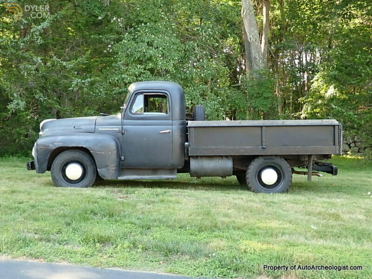 1952 International Harvester L-112 L120 3/4 ton flat bed, foto 2