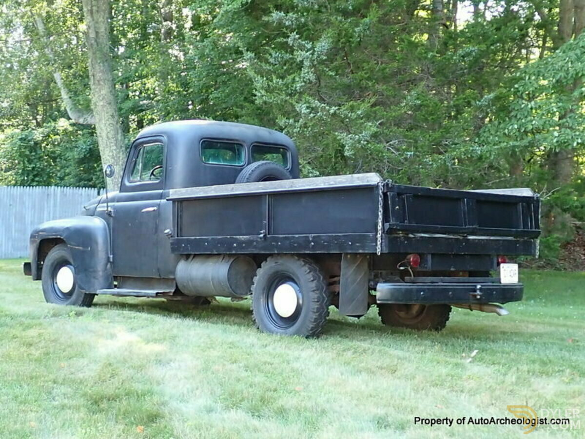 1952 International Harvester L-112 L120 3/4 ton flat bed, foto 4