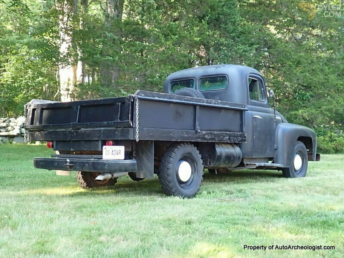 1952 International Harvester L-112 L120 3/4 ton flat bed, foto 6