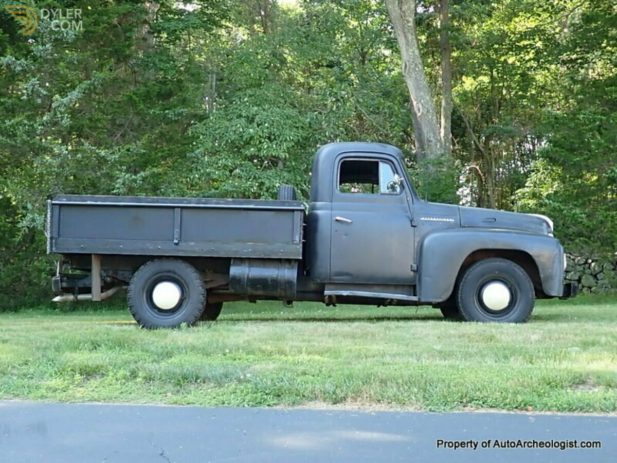 1952 International Harvester L-112 L120 3/4 ton flat bed, foto 9