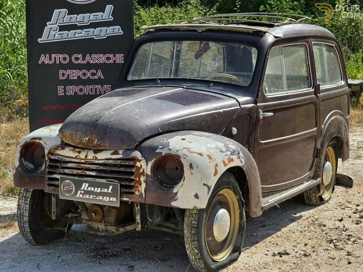 1954 Fiat Topolino 500C BELVEDERE METALLICA -DA RESTAU, foto 1