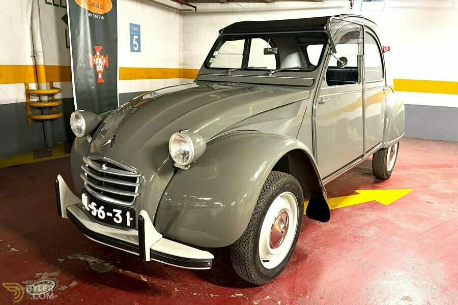 Citroen 2CV 4 Luxe Cabriolet / Roadster 1966 Grey