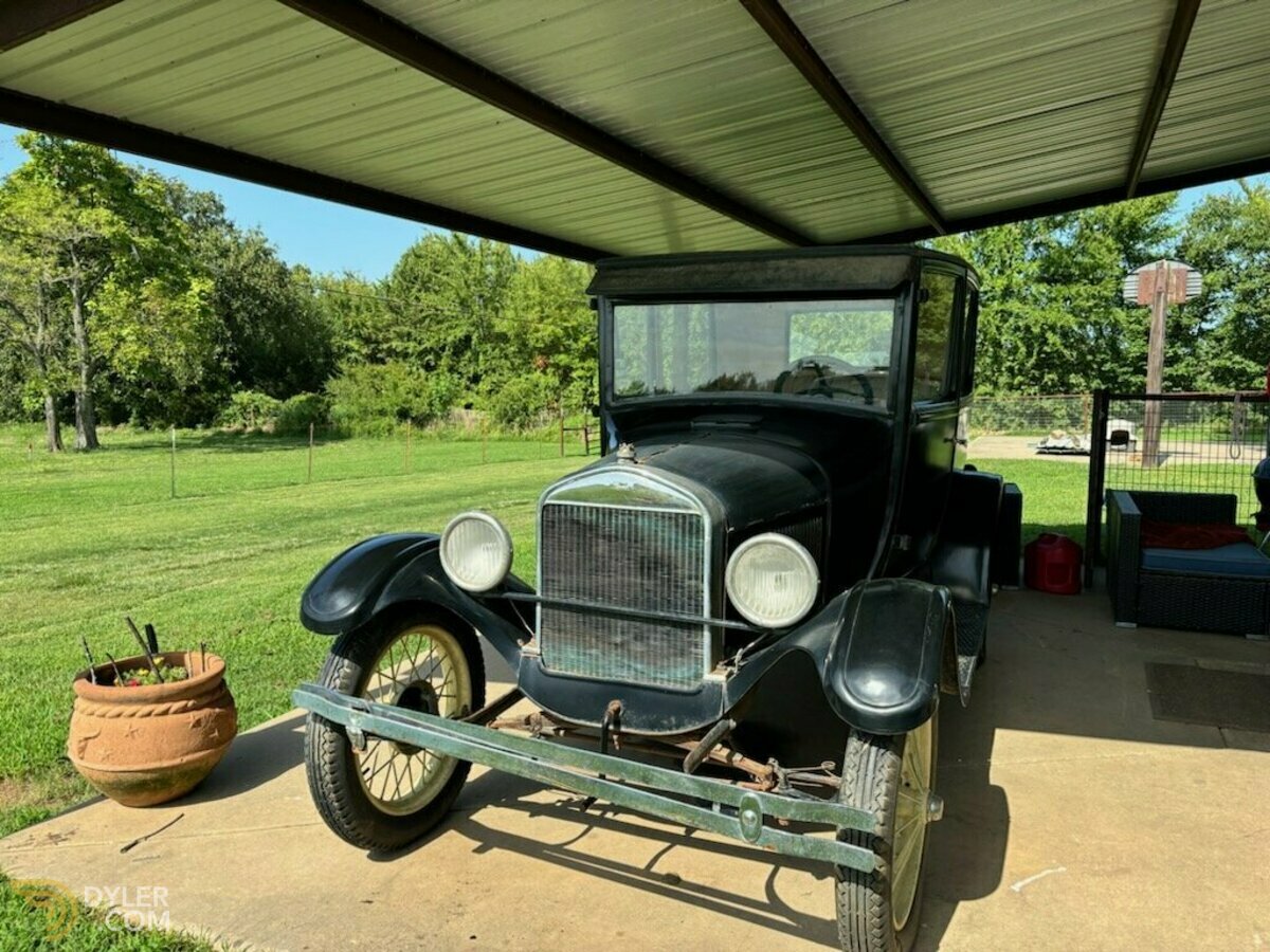 1927 Ford Model T Enclosed Sedan, foto 1