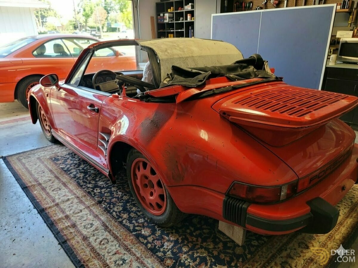 1982 Porsche 911 turbo look all steel conv, foto 4