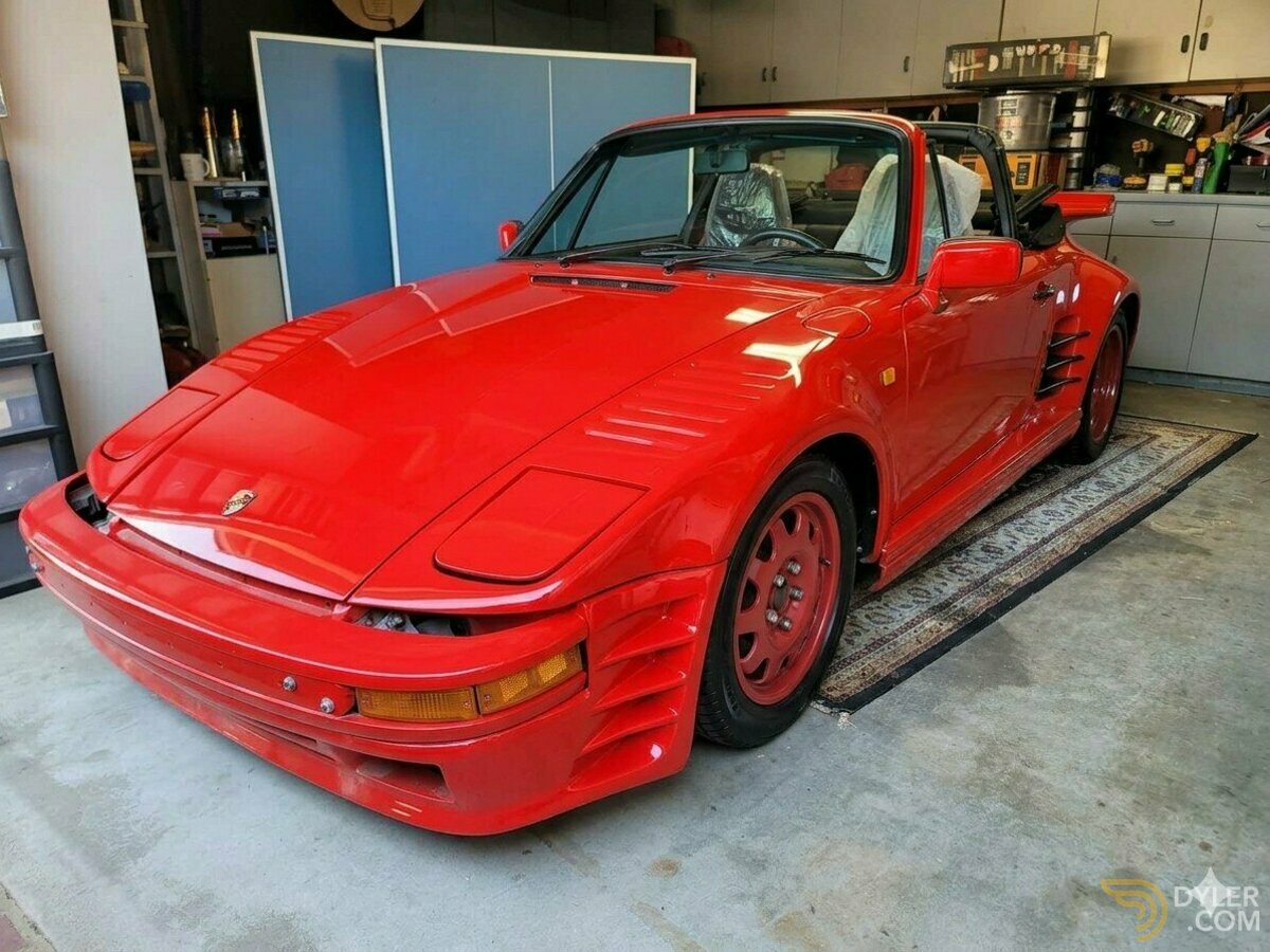 1982 Porsche 911 turbo look all steel conv, foto 7