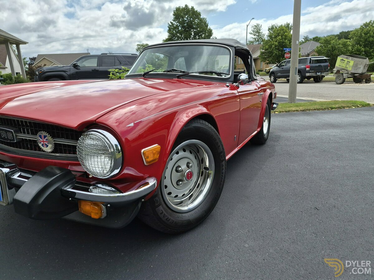 1976 Triumph TR6 convertible, foto 4