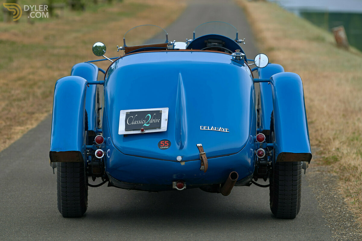 1936 Delahaye 135 3x Mille Miglia Entrant and other rallies, foto 3