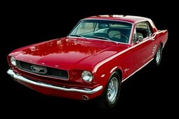 Ford Mustang Coupe Coupé 1966 Vermelho