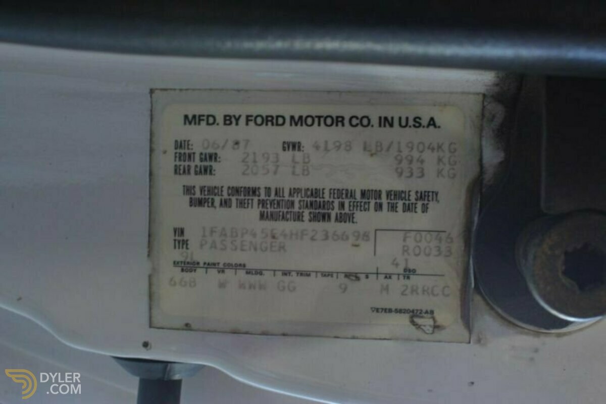 1987 Ford Mustang GT, foto 6