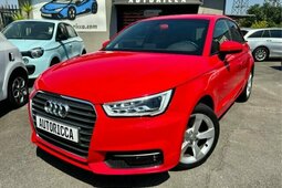 Audi A1 SportBack S-Line Sedan / Saloon 2017 Red