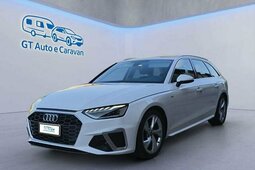 Audi A4 S line Estate Car 2022 White