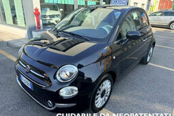 Fiat 500 Lounge Hatchback 2018 Black