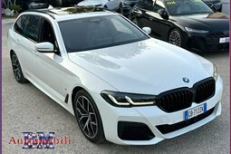 BMW 520 d 48V XDRIVE TOURING MSPORT TETTO C19 KAMERA RADAR Auto Familiare 2020 Bianco